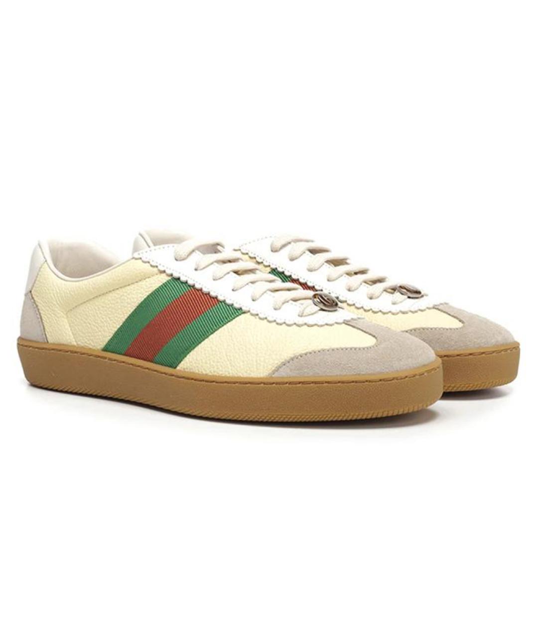 GUCCI Кожаные кеды, фото 2