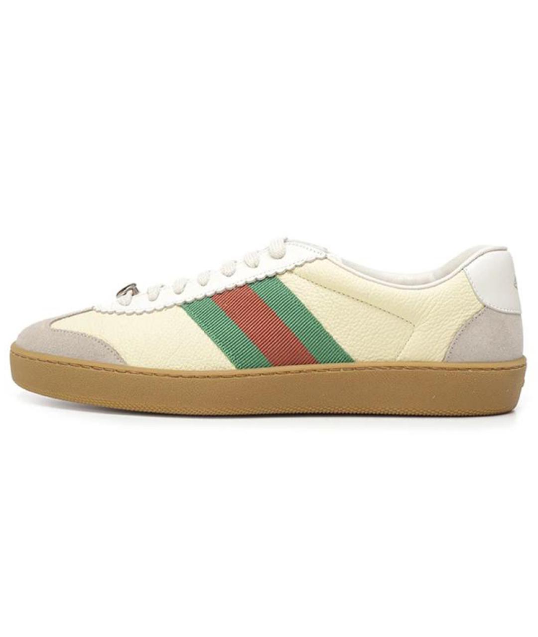 GUCCI Кожаные кеды, фото 6
