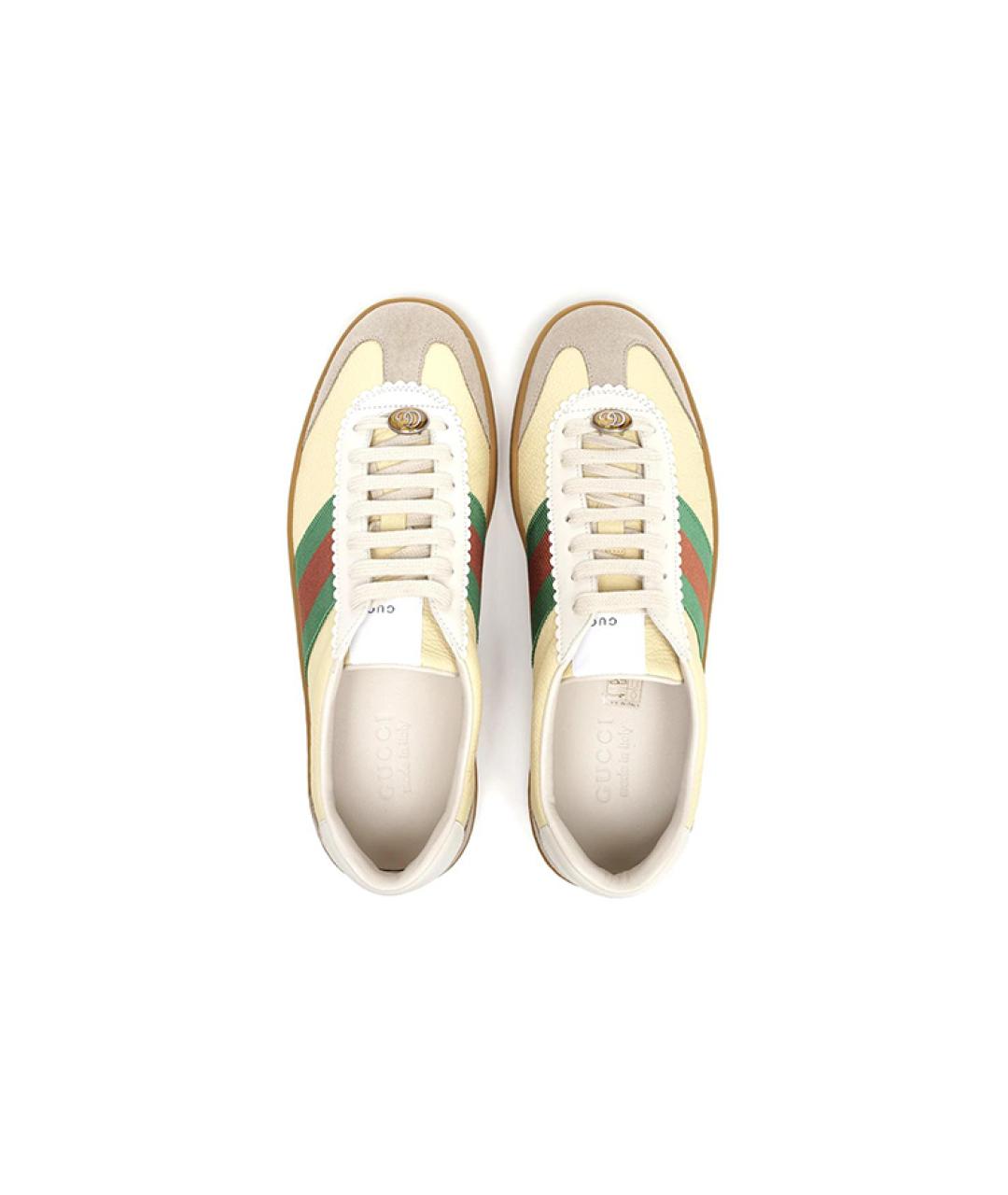GUCCI Кожаные кеды, фото 3