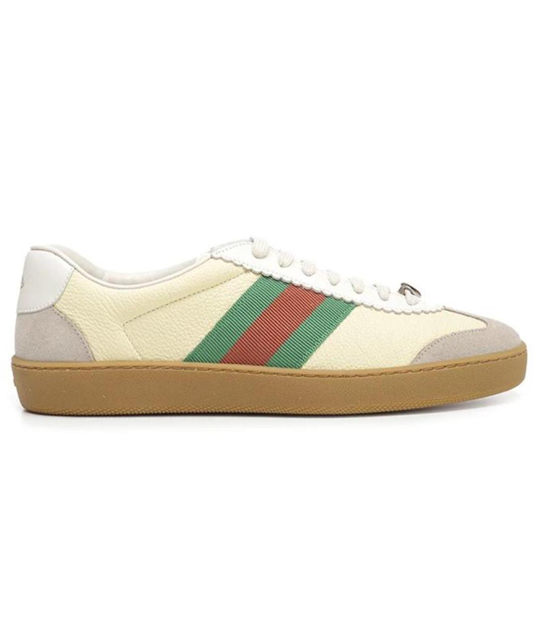 GUCCI Кожаные кеды, фото 1