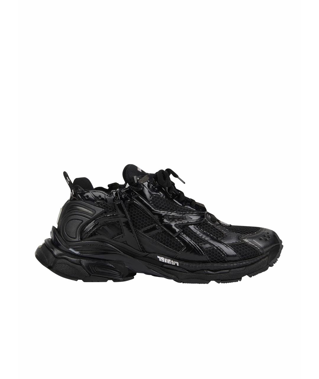 BALENCIAGA Черные низкие кроссовки / кеды, фото 1