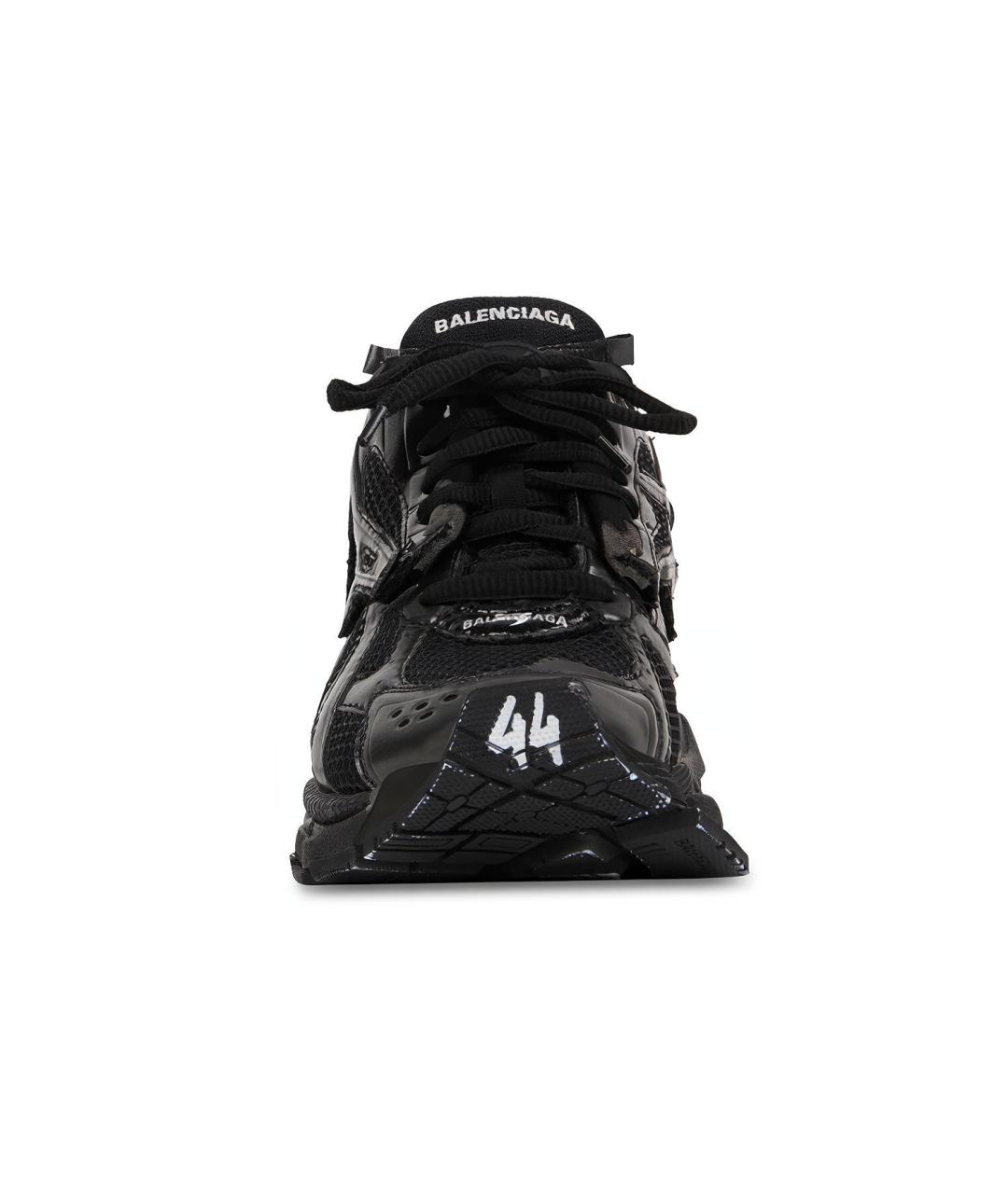 BALENCIAGA Черные низкие кроссовки / кеды, фото 4