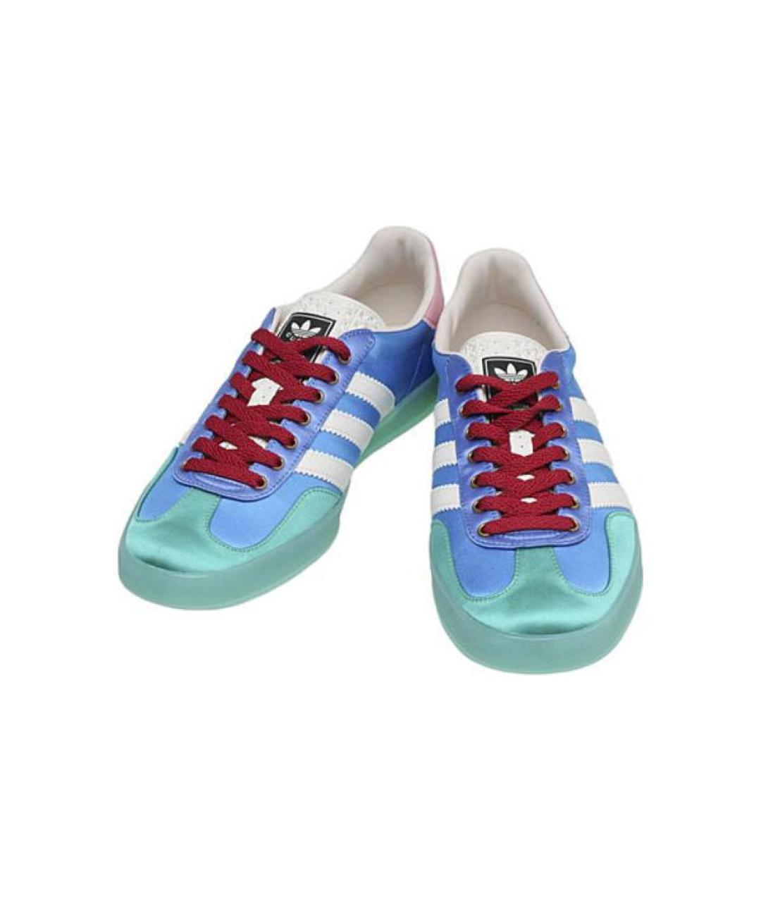 GUCCI Голубые кеды, фото 2