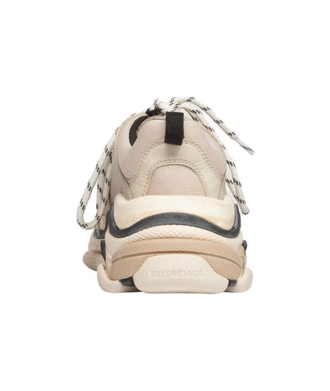 BALENCIAGA Бежевые кроссовки, фото 4