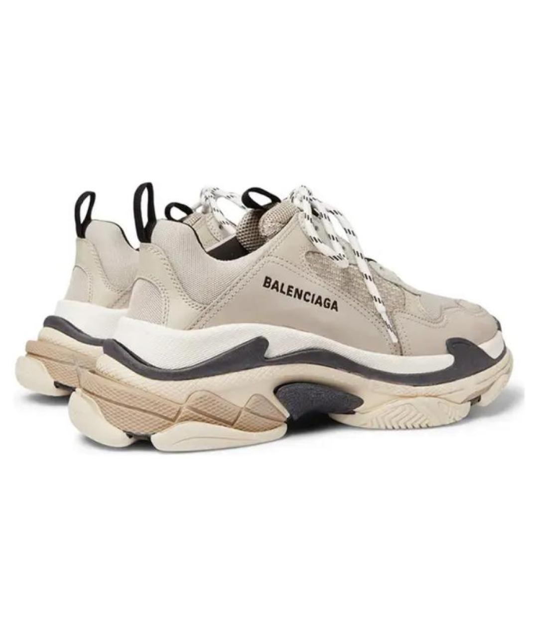 BALENCIAGA Бежевые кроссовки, фото 3