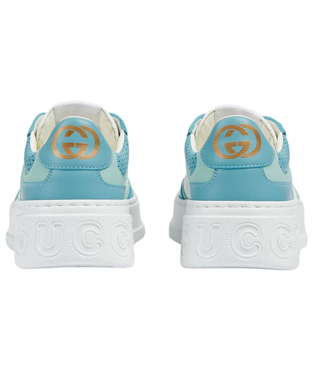 GUCCI Кожаные кеды, фото 5