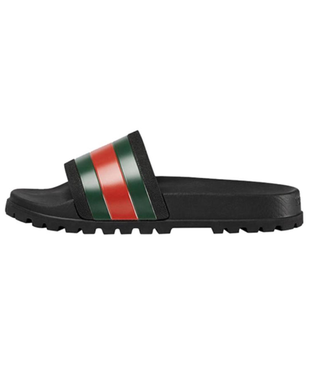 GUCCI Черные сандалии, фото 6