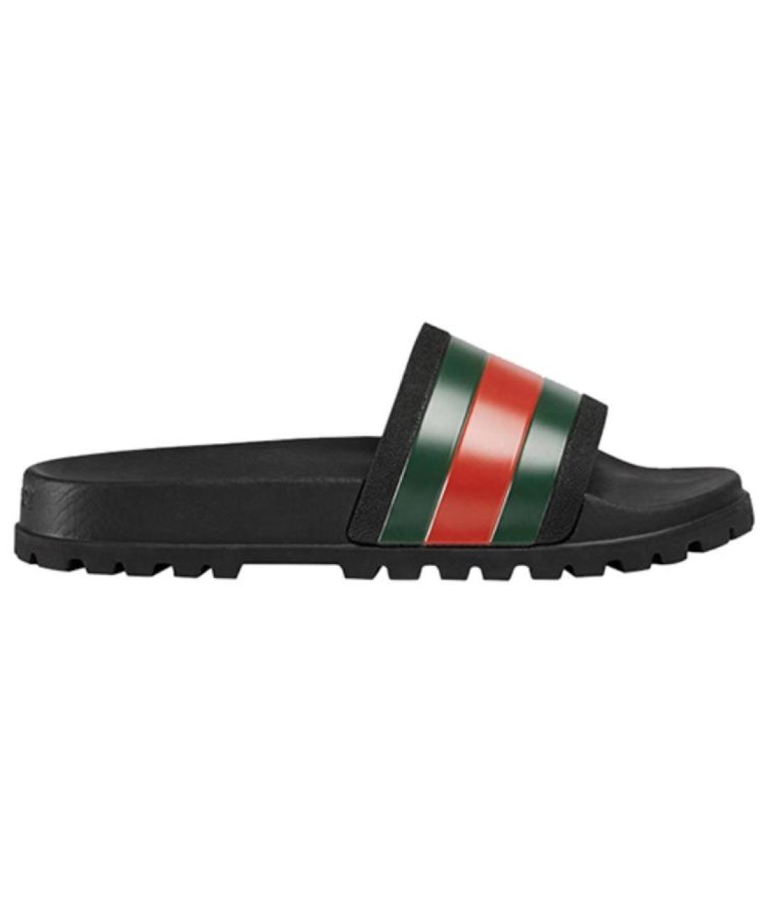 GUCCI Черные сандалии, фото 1