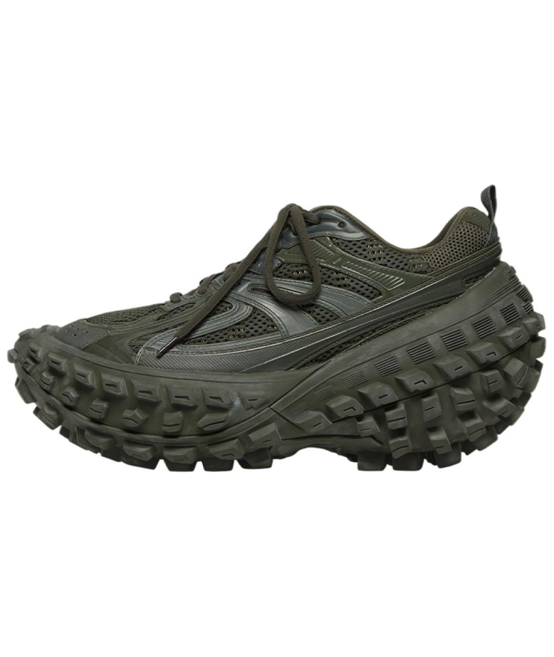 BALENCIAGA Зеленые низкие кроссовки / кеды, фото 5