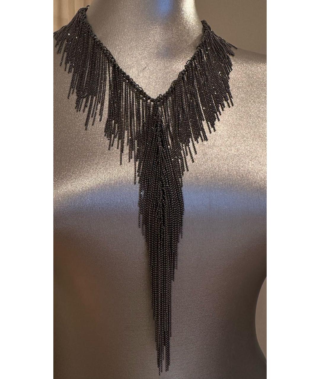 FABIANA FILIPPI Серое металлическое колье, фото 8