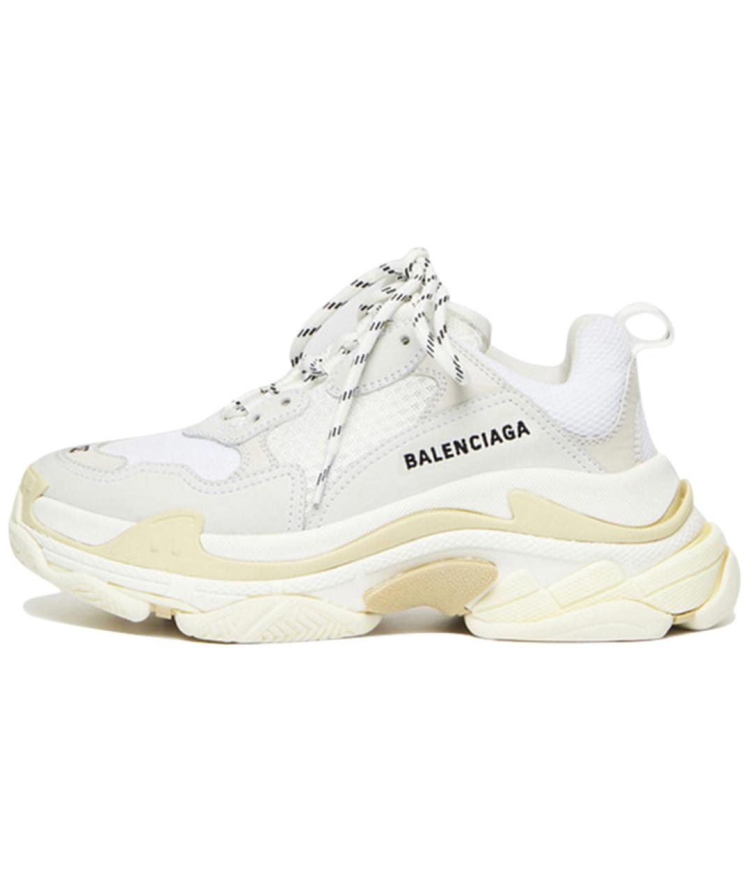 BALENCIAGA Белые кожаные кроссовки, фото 6