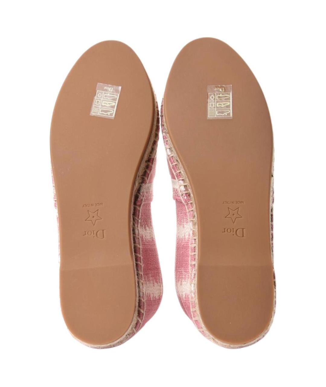 CHRISTIAN DIOR Розовые эспадрильи, фото 6
