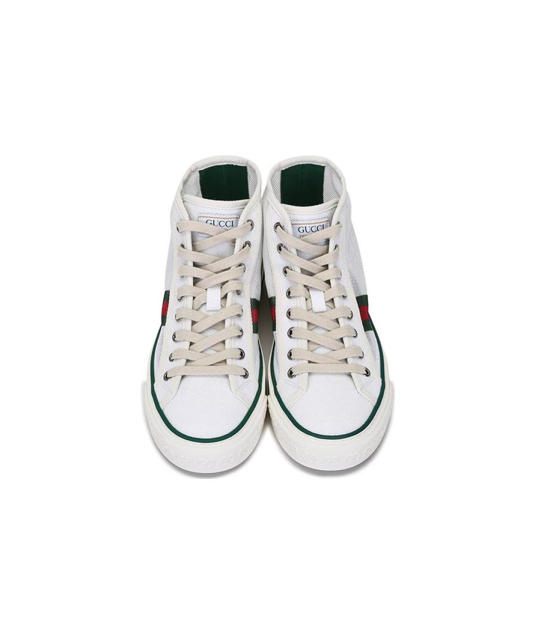GUCCI Белые кеды, фото 5