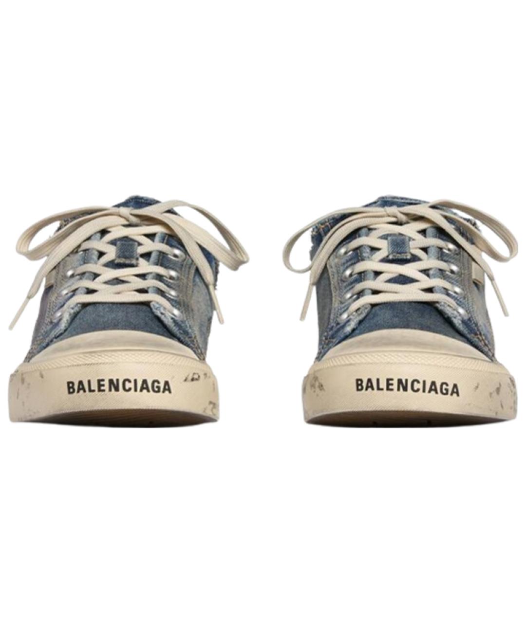 BALENCIAGA Синие мюли, фото 5