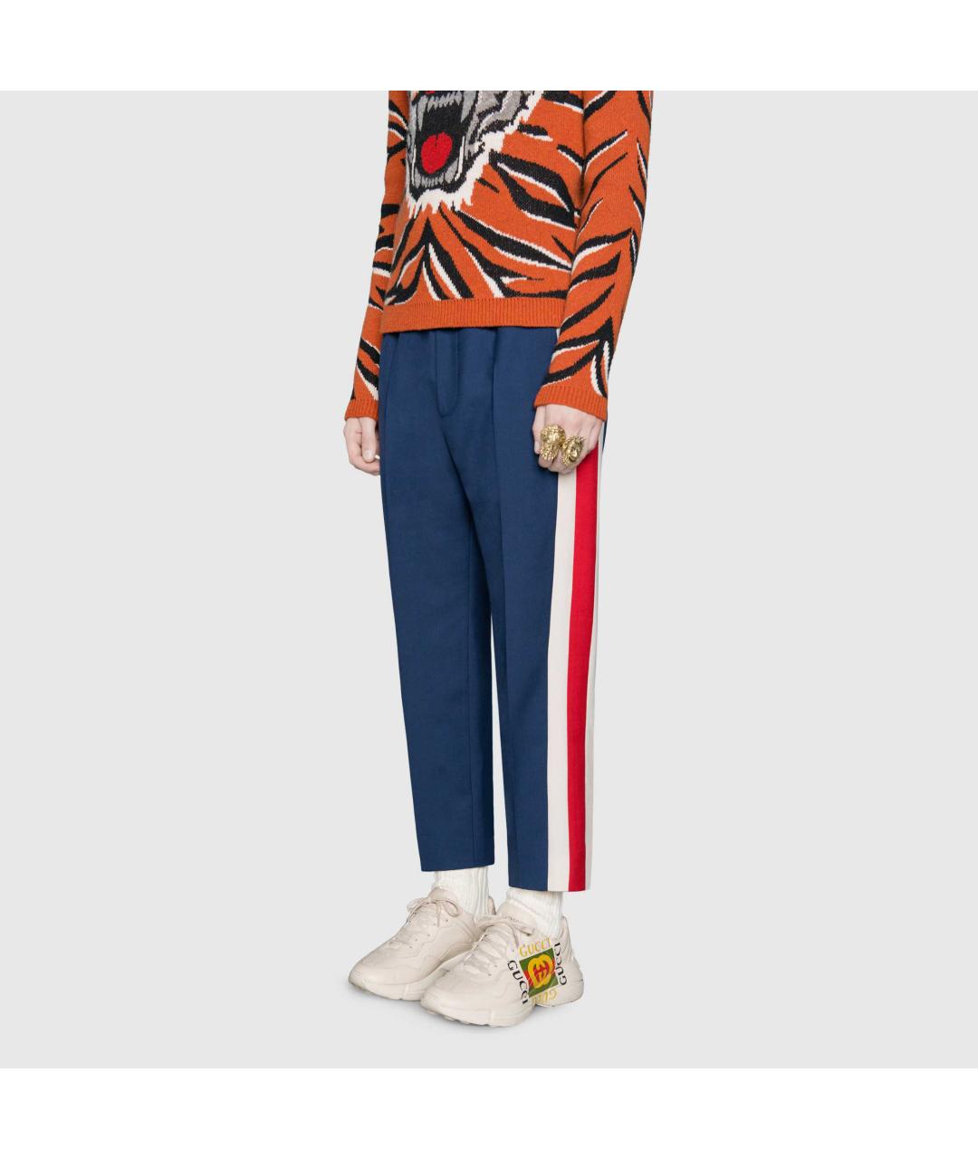 GUCCI Бежевые низкие кроссовки / кеды, фото 6