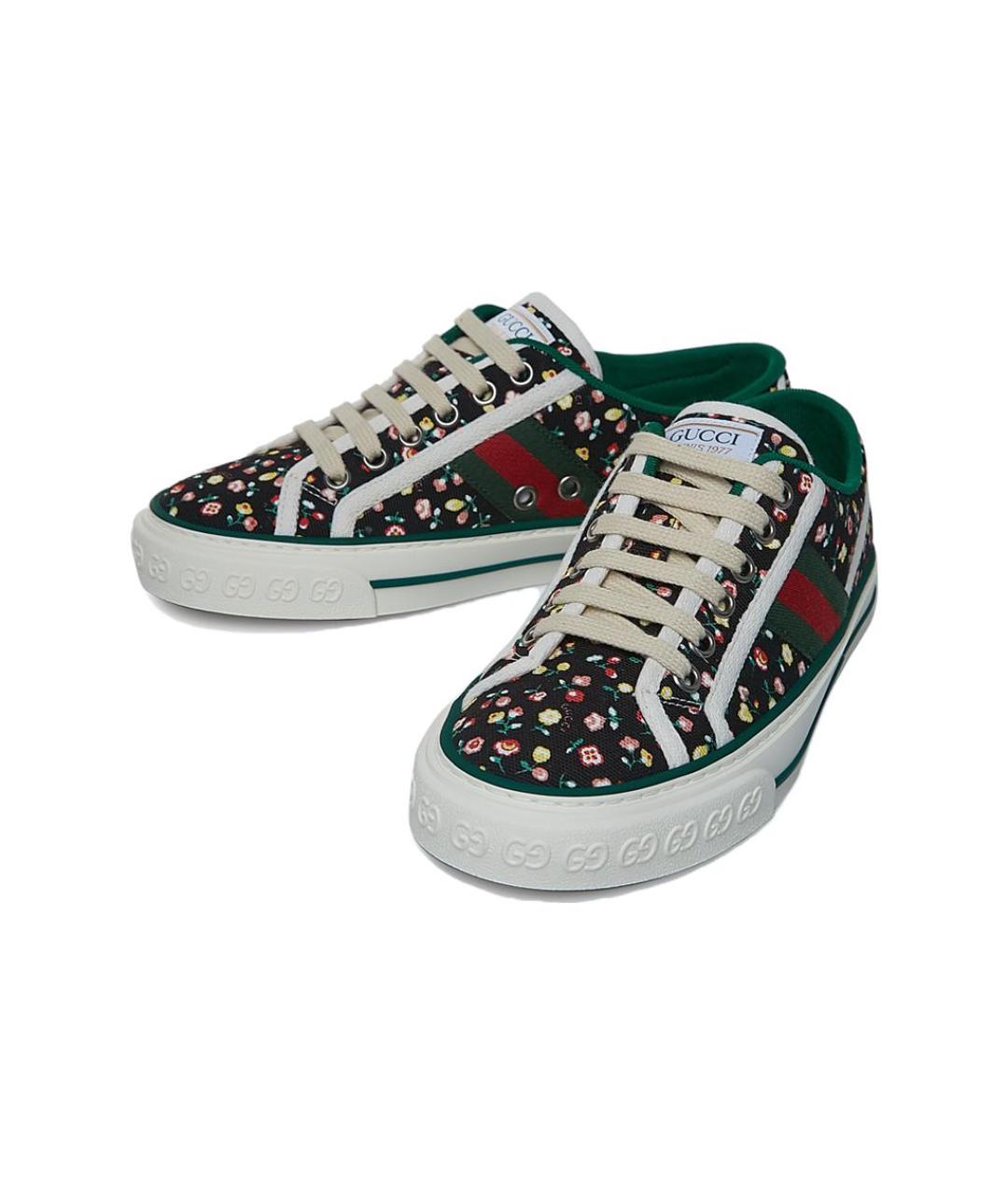 GUCCI Черные кеды, фото 3