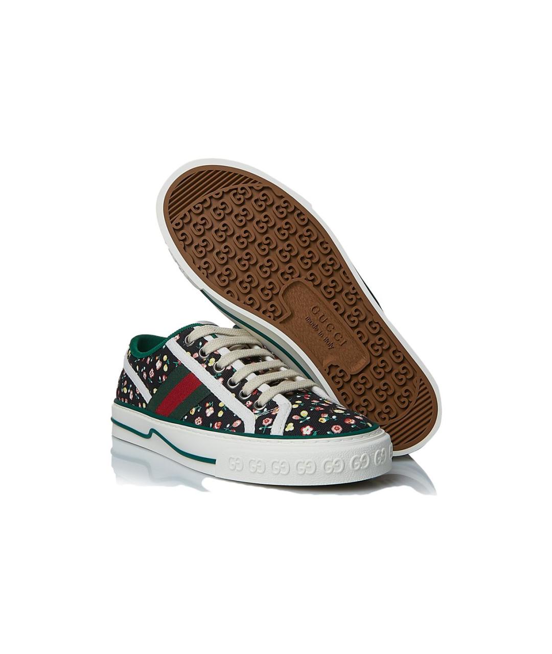 GUCCI Черные кеды, фото 5