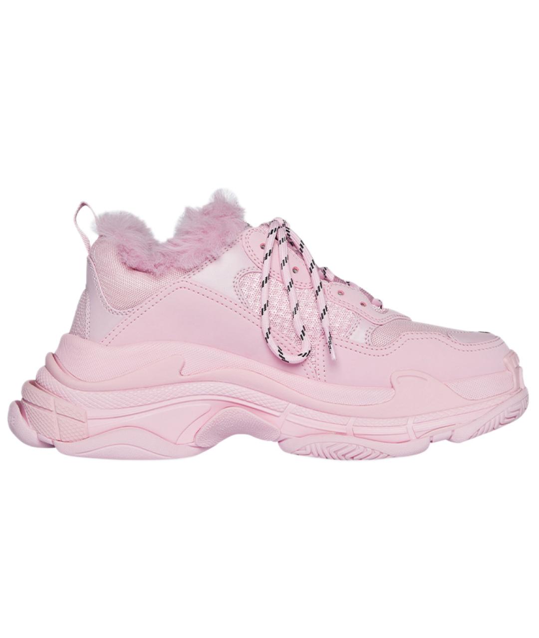 BALENCIAGA Розовые кроссовки, фото 2
