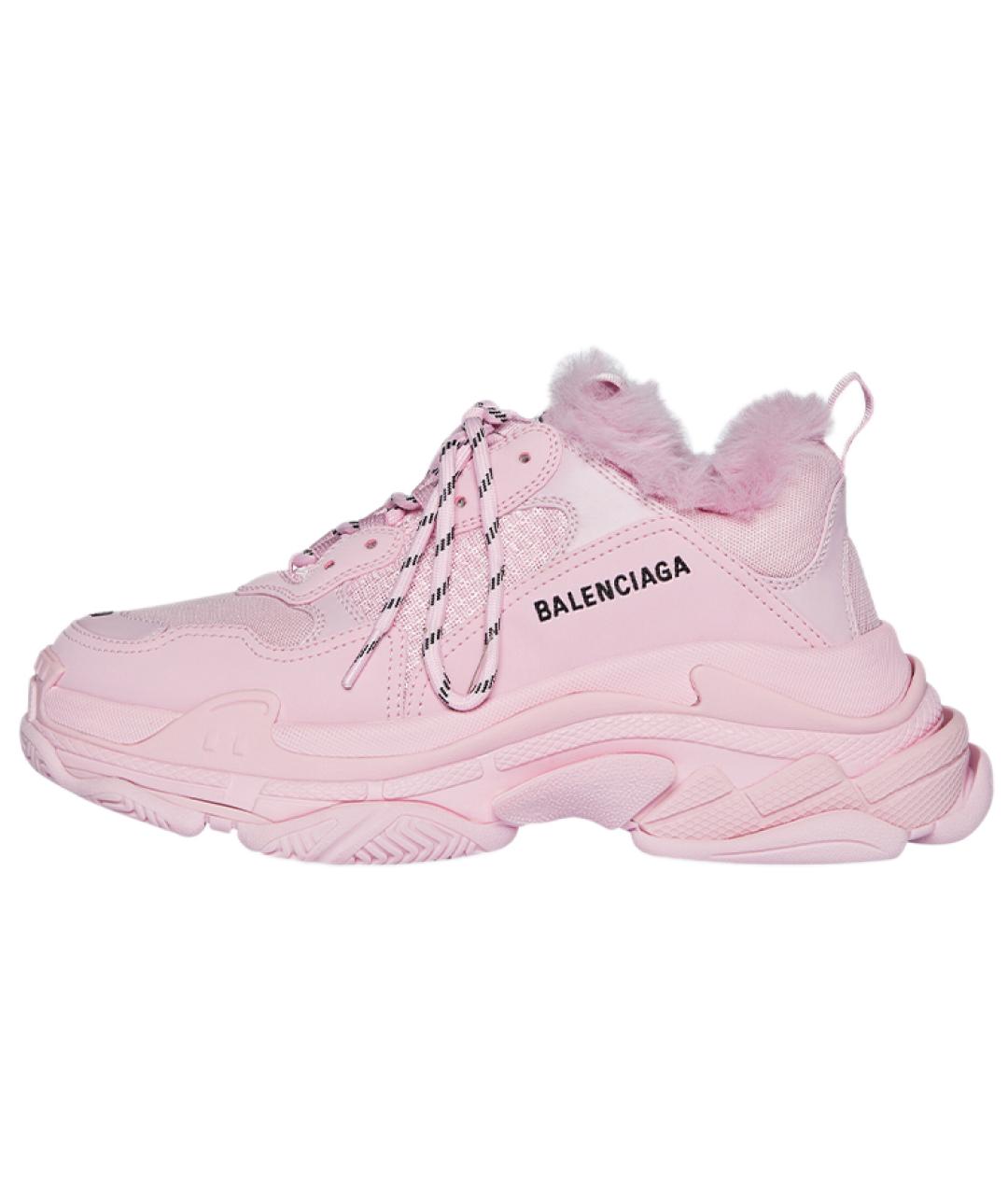 BALENCIAGA Розовые кроссовки, фото 7