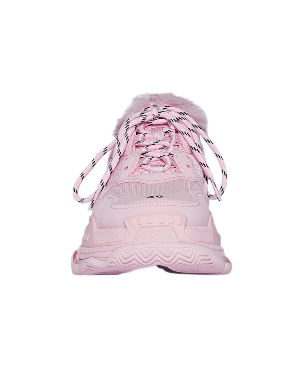 BALENCIAGA Розовые кроссовки, фото 3