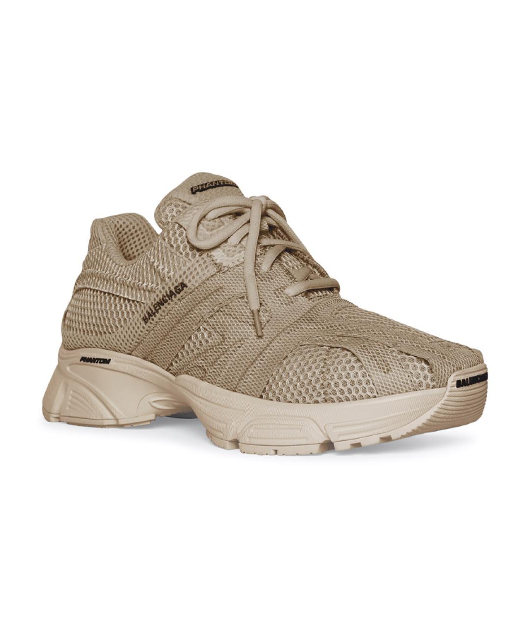 BALENCIAGA Бежевые кроссовки, фото 3