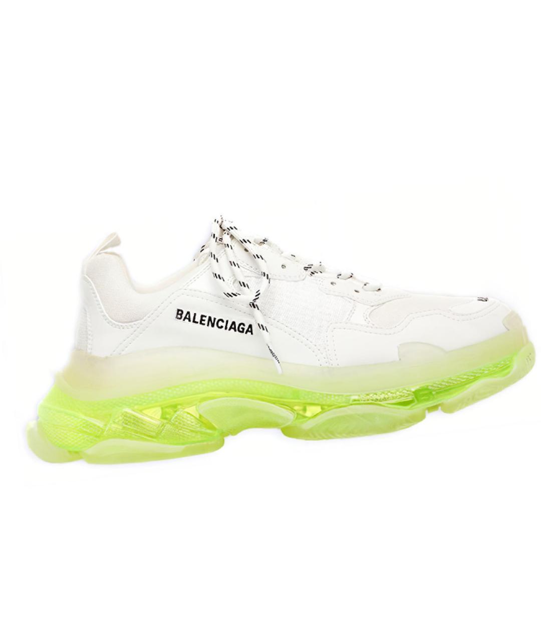 BALENCIAGA Белые низкие кроссовки / кеды, фото 2