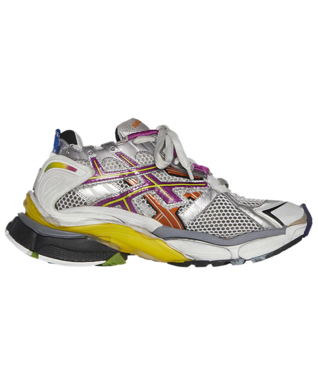 BALENCIAGA Серебряные низкие кроссовки / кеды, фото 1