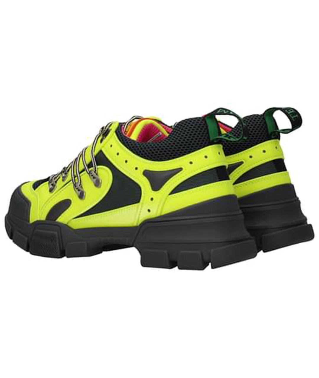 GUCCI Черные низкие кроссовки / кеды, фото 3