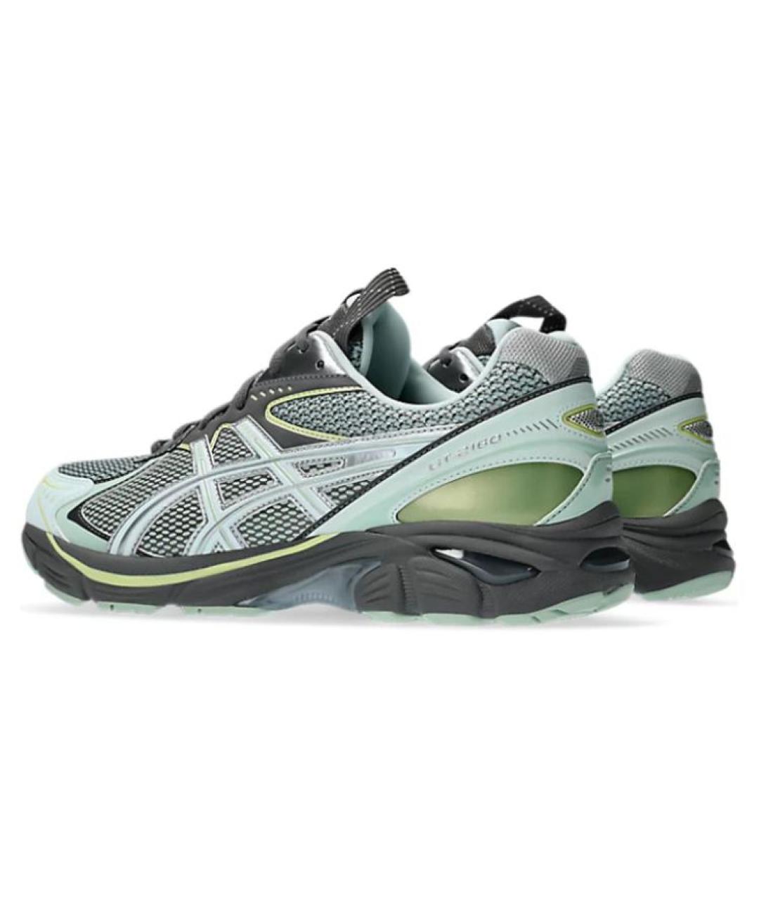 ASICS Зеленые кожаные низкие кроссовки / кеды, фото 3