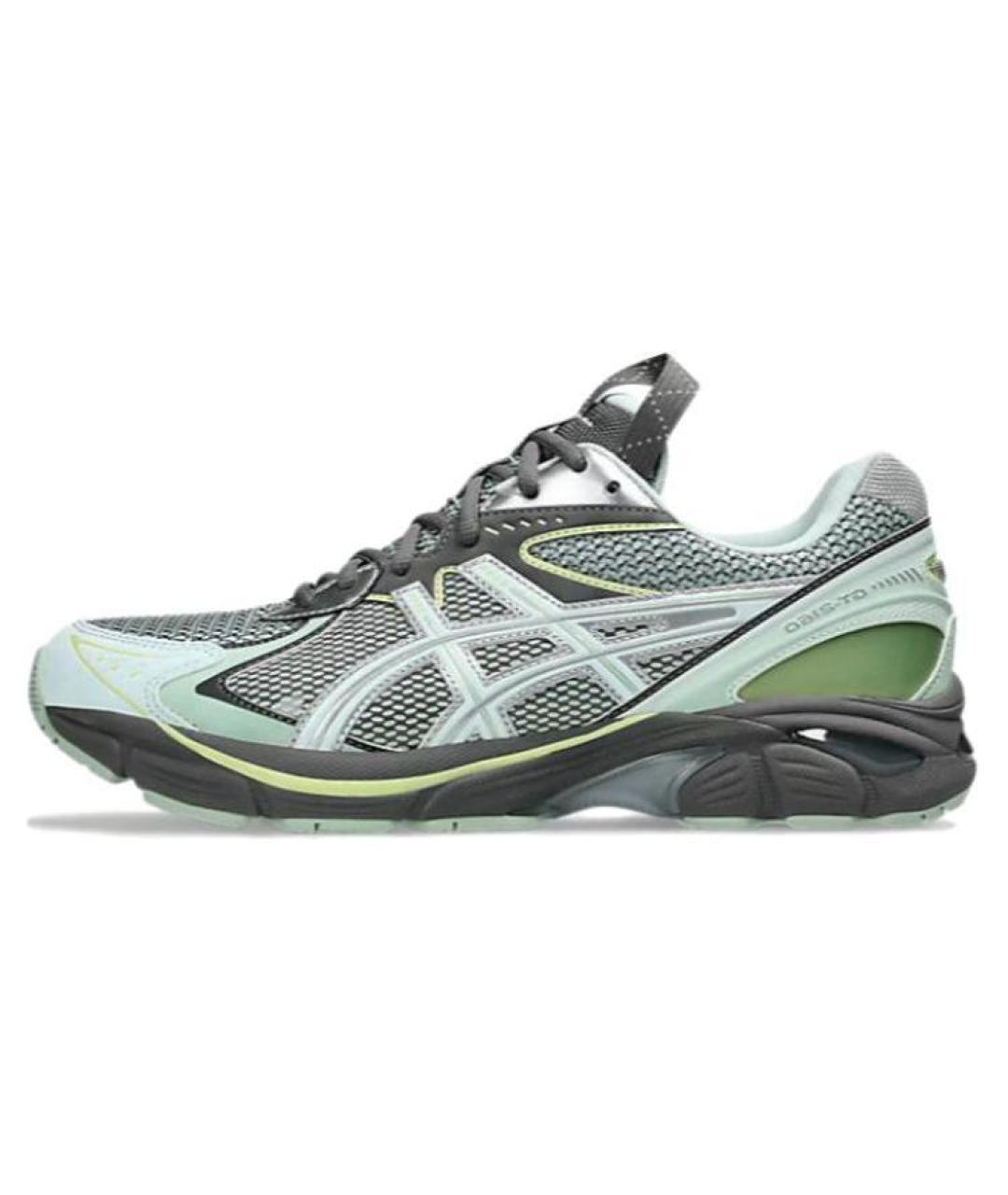 ASICS Зеленые кожаные низкие кроссовки / кеды, фото 2