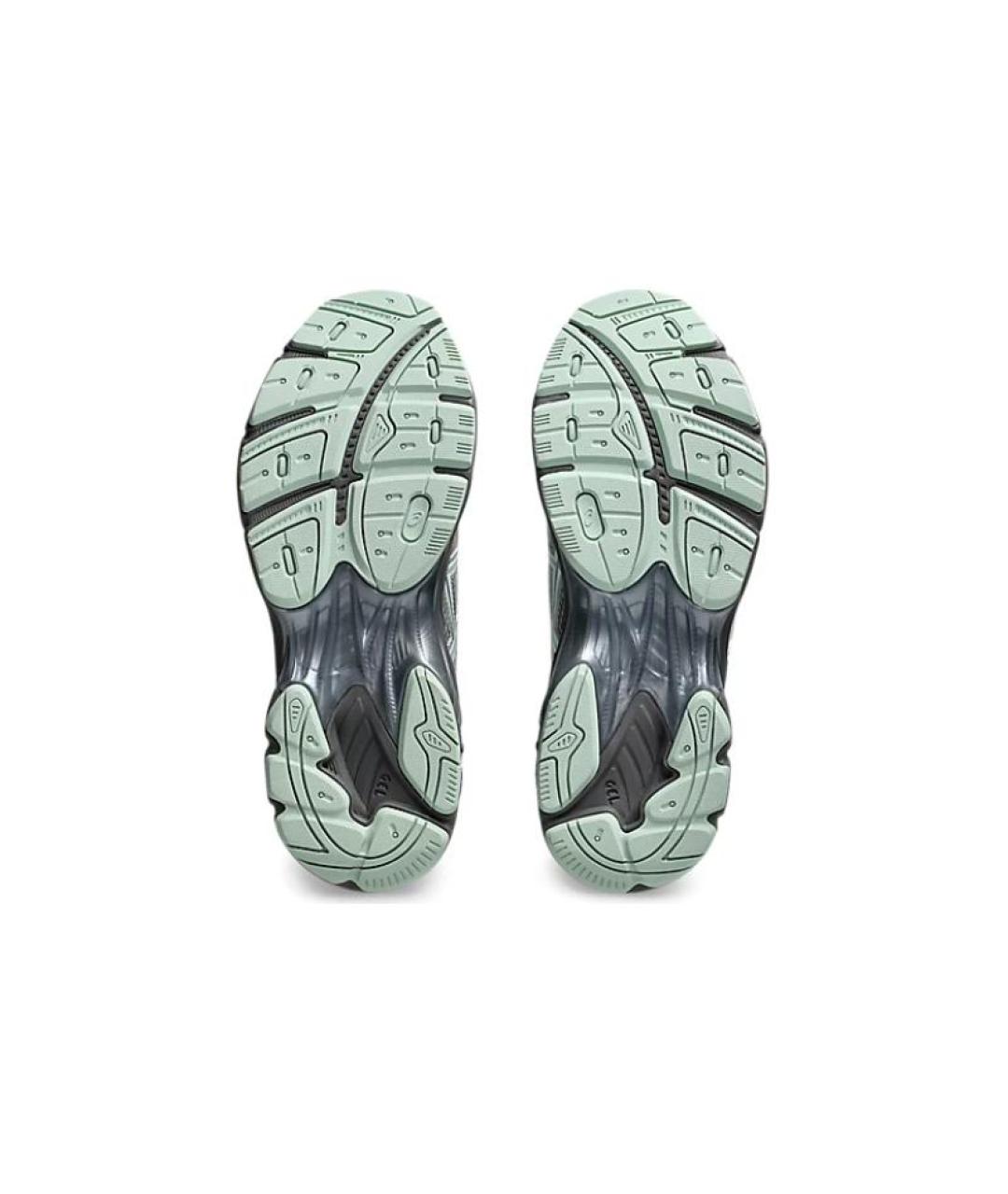 ASICS Зеленые кожаные низкие кроссовки / кеды, фото 6