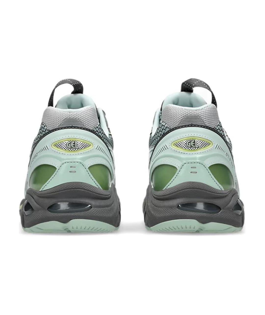 ASICS Зеленые кожаные низкие кроссовки / кеды, фото 5