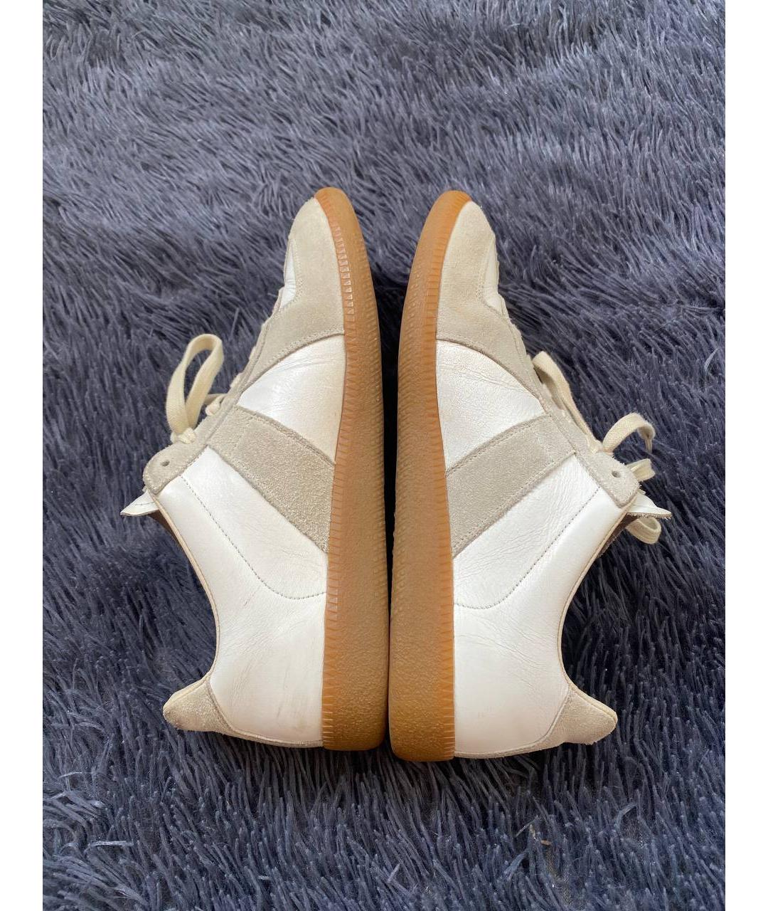 MAISON MARGIELA Белые низкие кроссовки / кеды, фото 6