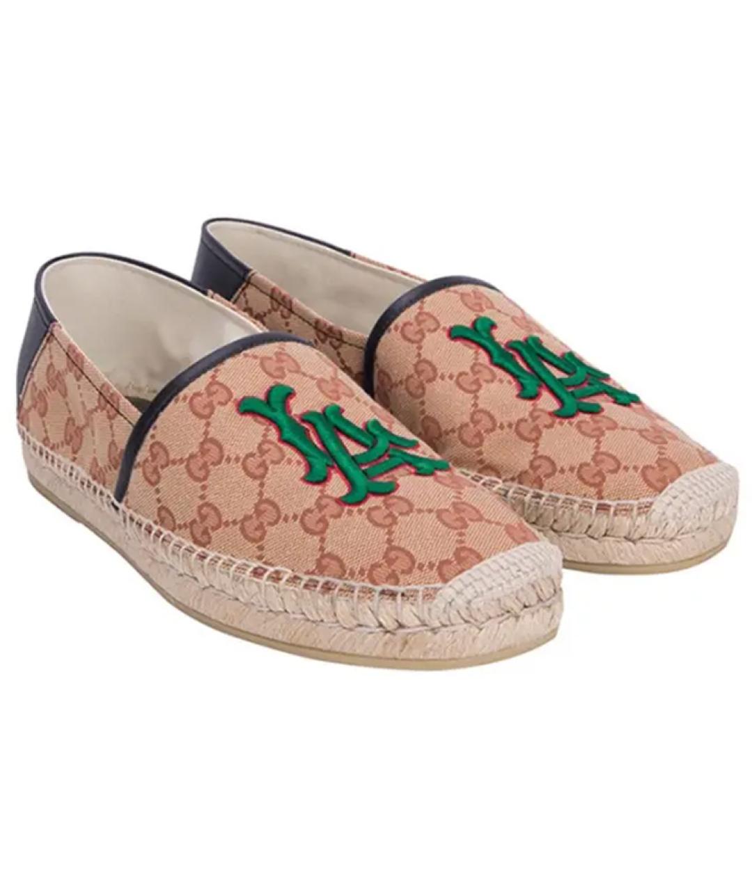 GUCCI Коричневые эспадрильи, фото 3
