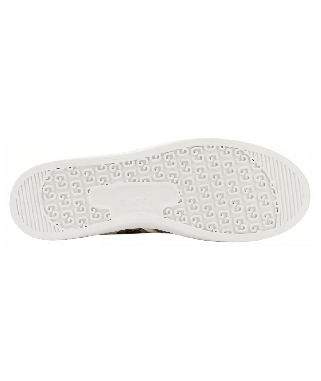 GUCCI Бежевые кеды, фото 4