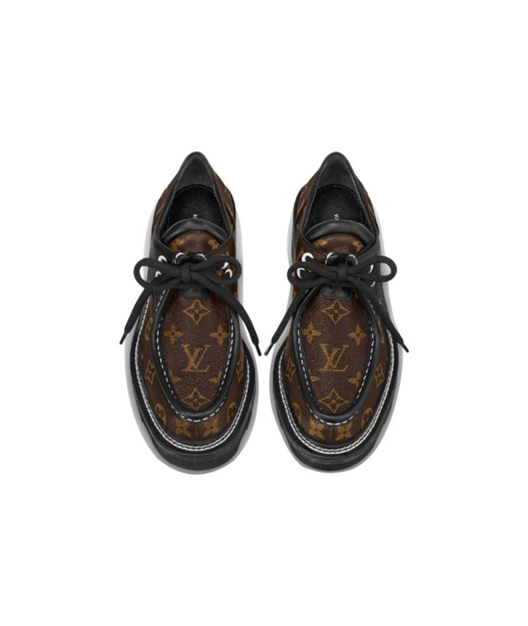 LOUIS VUITTON Коричневые ботинки, фото 5