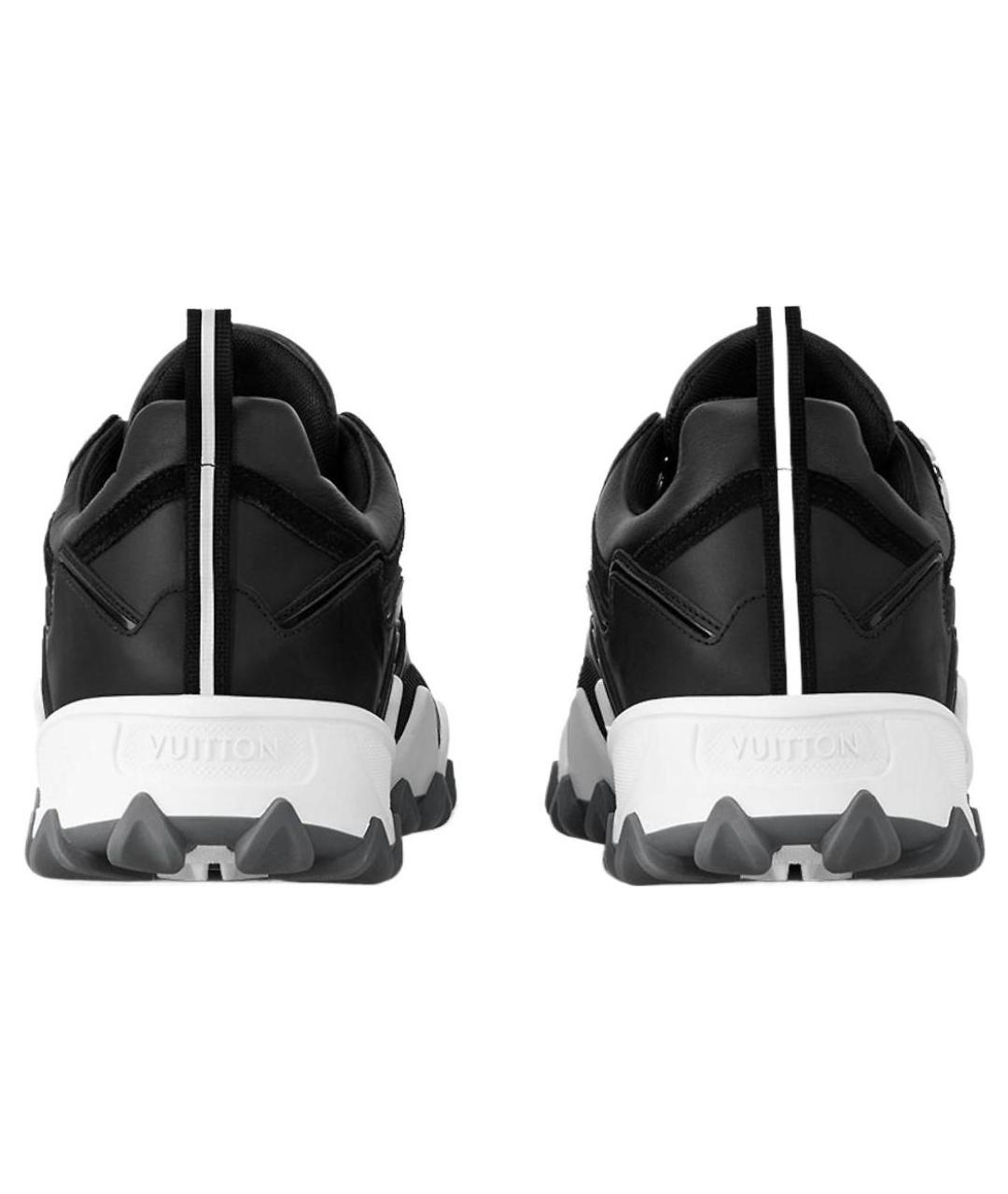 LOUIS VUITTON Черные кожаные кроссовки, фото 5