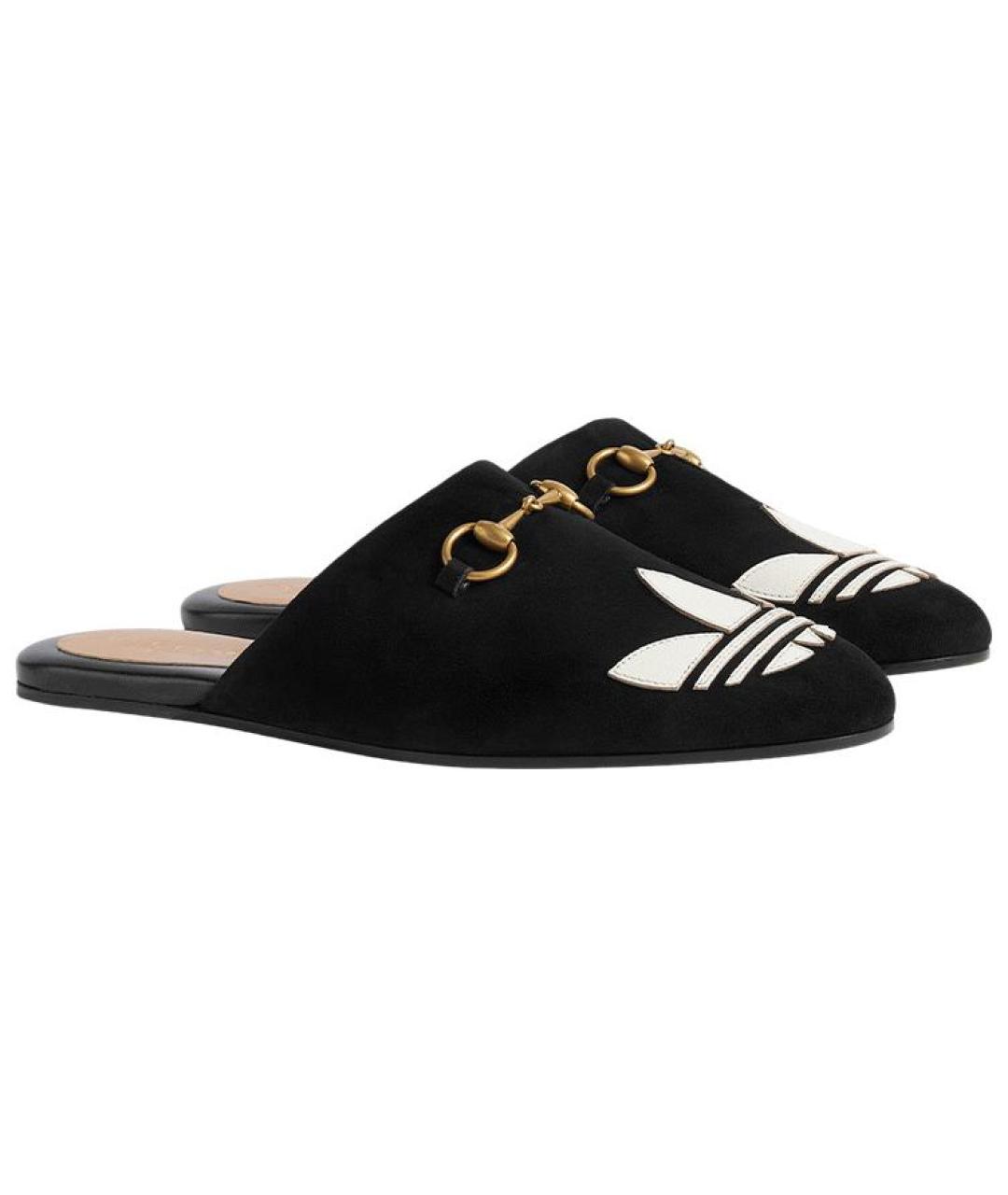GUCCI Черные мюли, фото 3