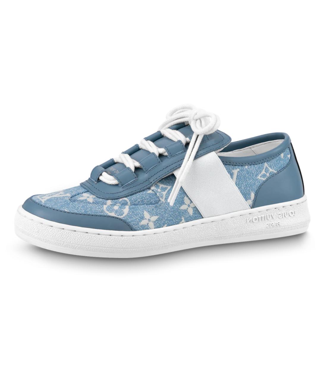 LOUIS VUITTON Синие кроссовки, фото 2