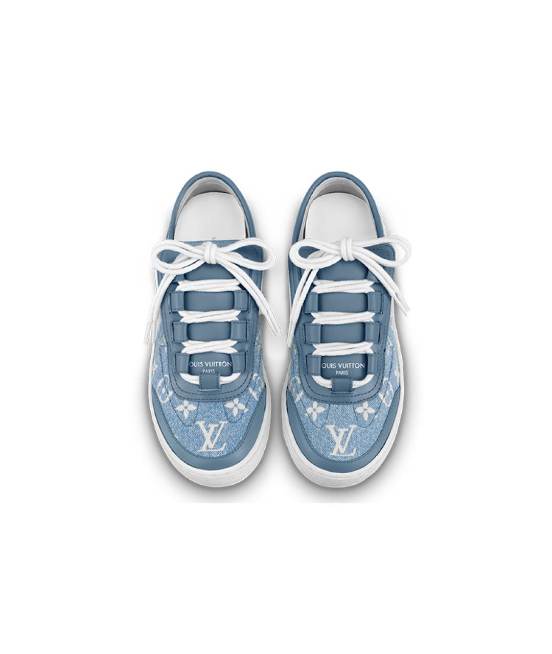 LOUIS VUITTON Синие кроссовки, фото 4