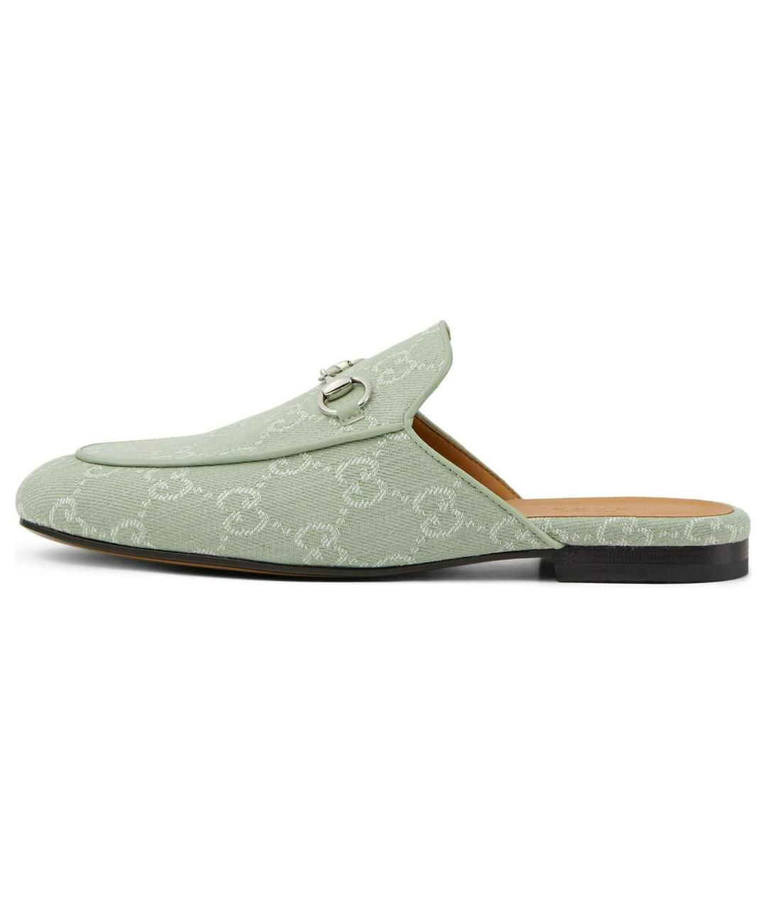 GUCCI Зеленые мюли, фото 2