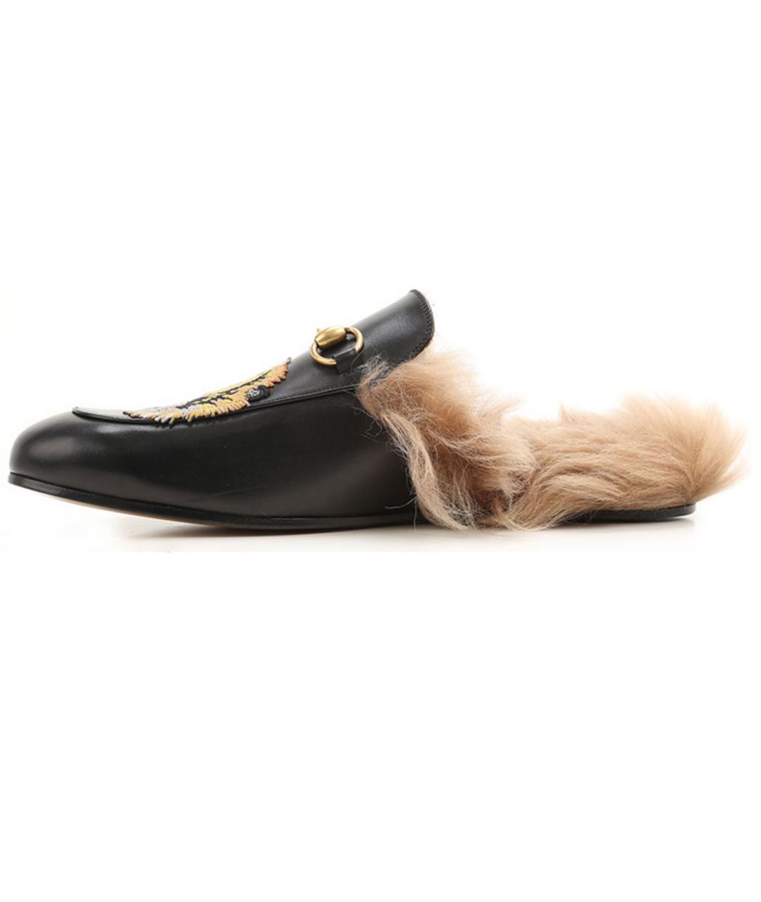 GUCCI Черные слипоны, фото 2