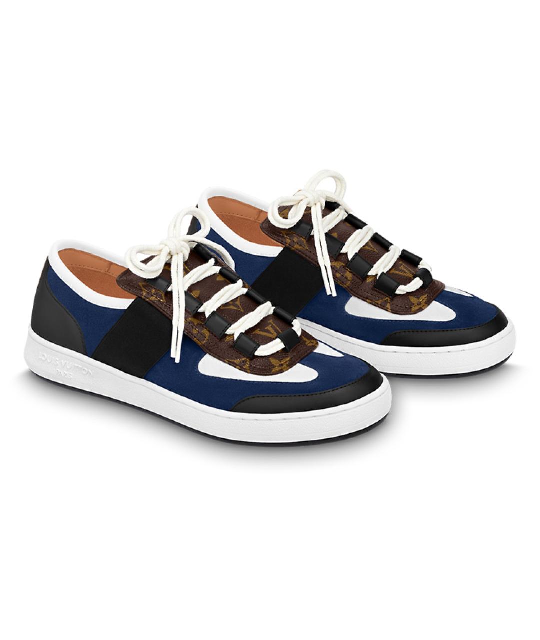 LOUIS VUITTON Черные кроссовки, фото 2