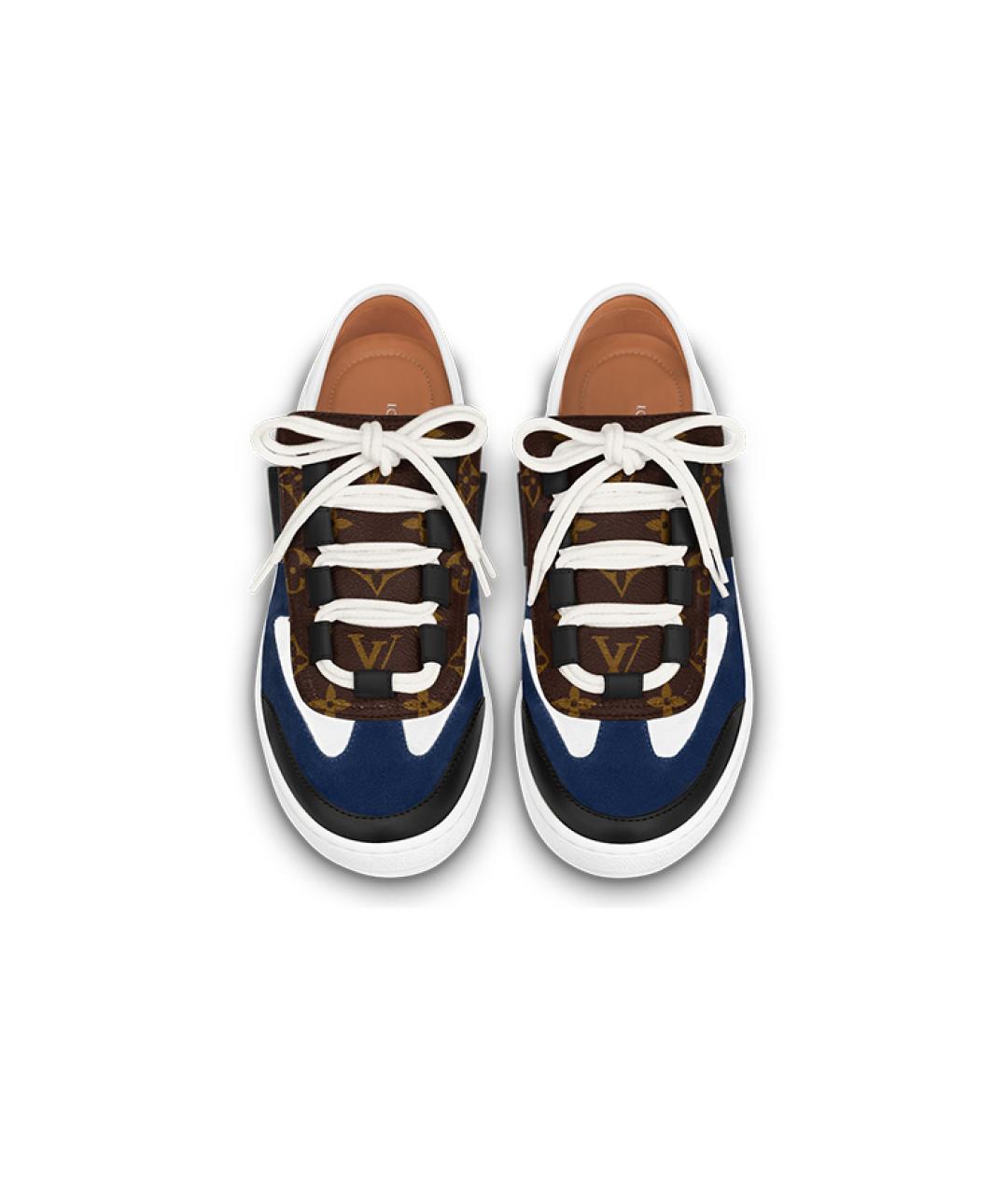 LOUIS VUITTON Черные кроссовки, фото 4