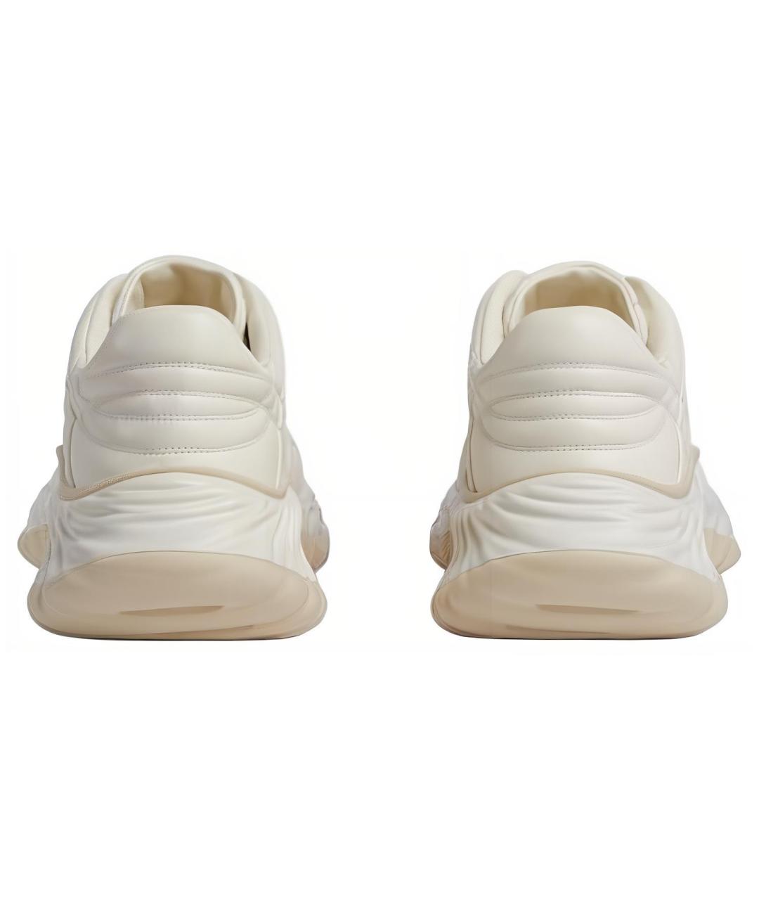 GUCCI Бежевые низкие кроссовки / кеды, фото 5