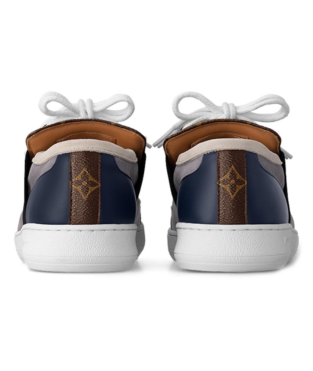 LOUIS VUITTON Синие кеды, фото 5