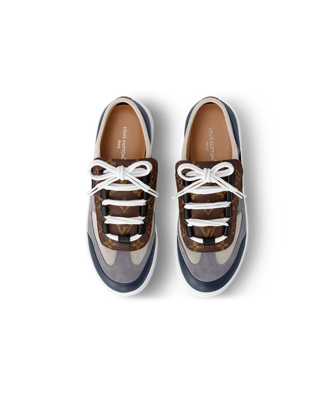 LOUIS VUITTON Синие кеды, фото 4