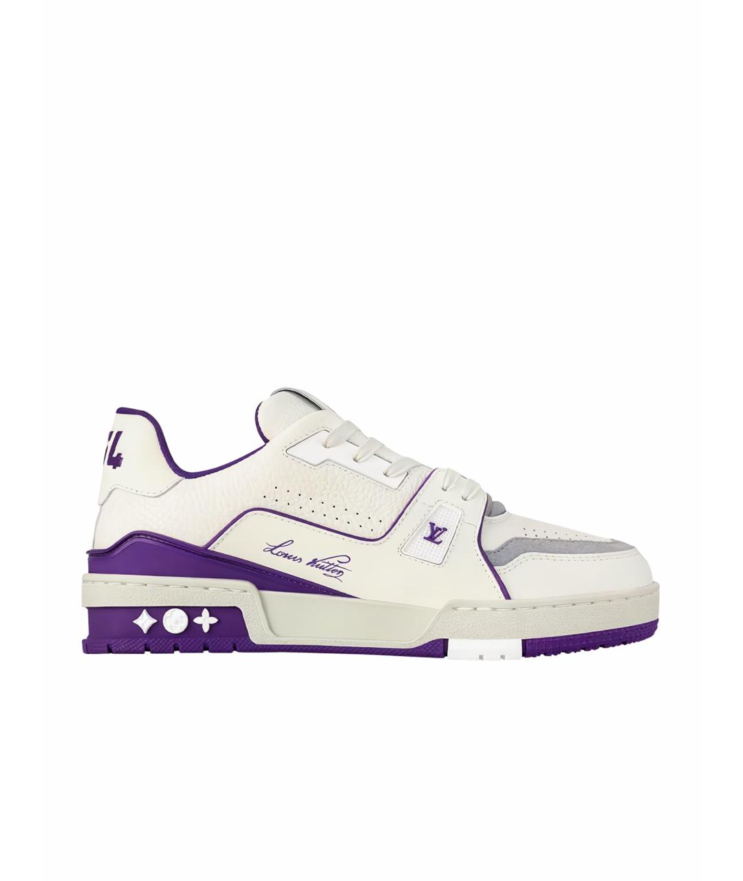 LOUIS VUITTON Фиолетовые кроссовки, фото 1