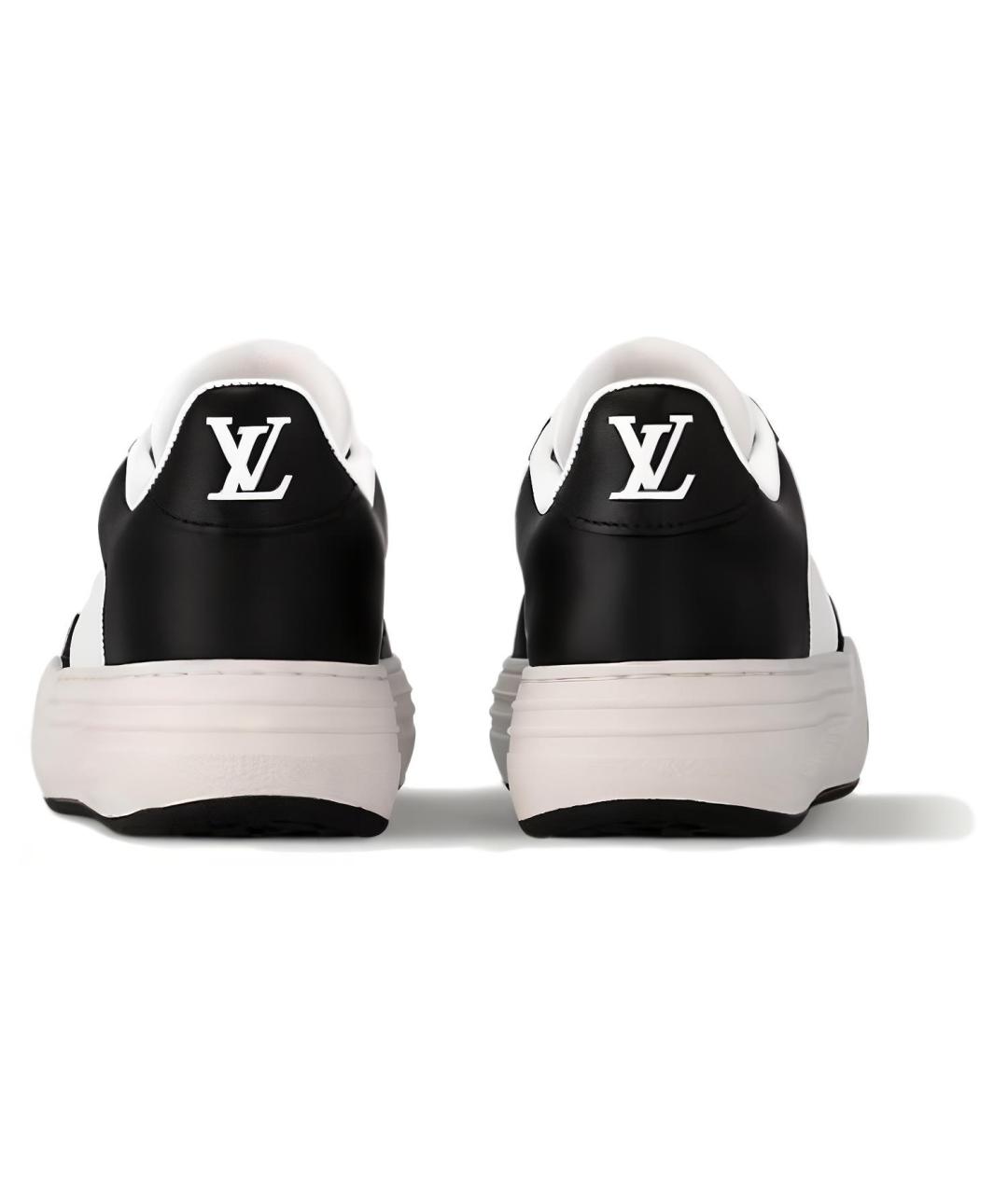 LOUIS VUITTON Черные кожаные кроссовки, фото 5