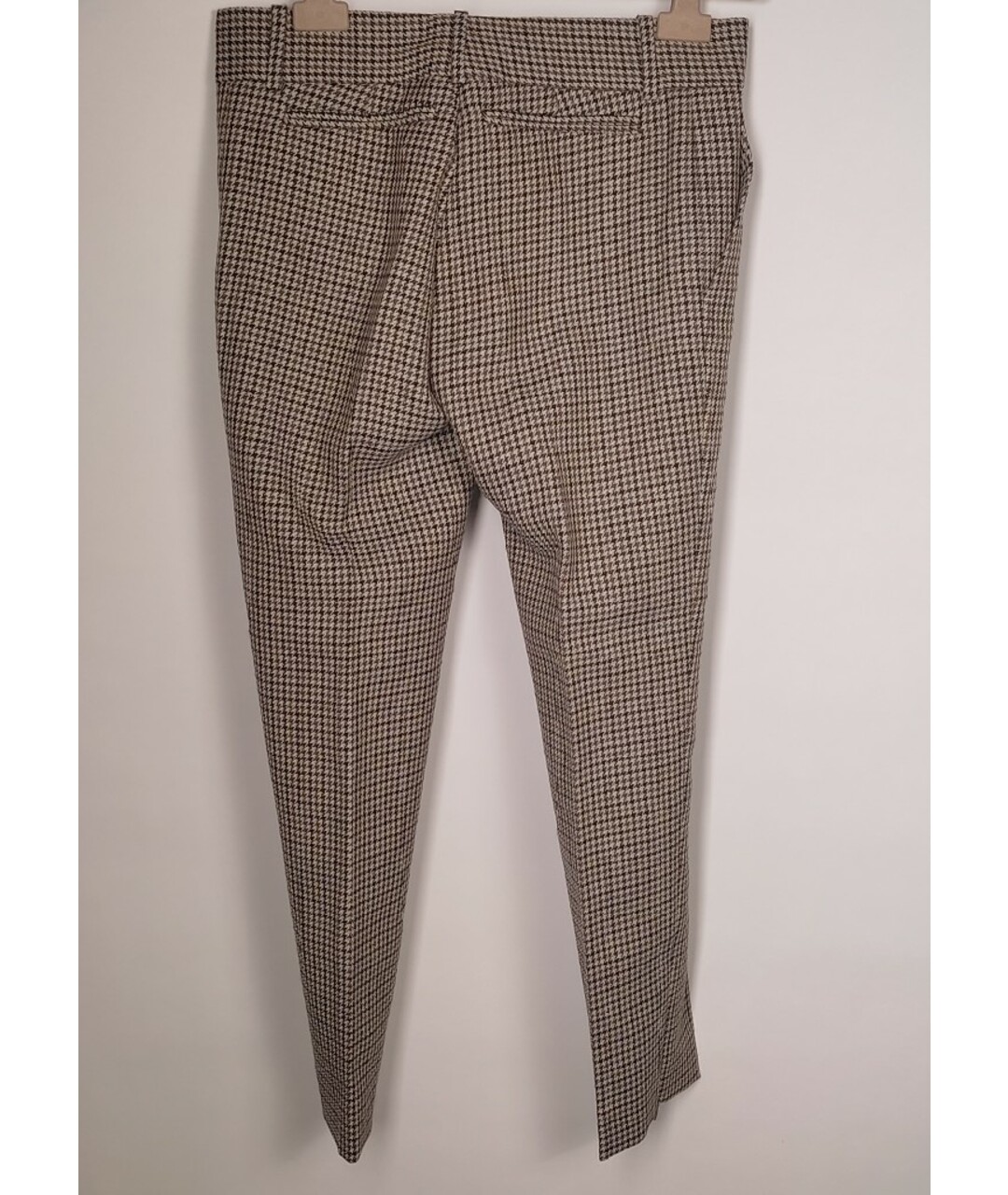 CELINE PRE-OWNED Бежевые шерстяные прямые брюки, фото 2